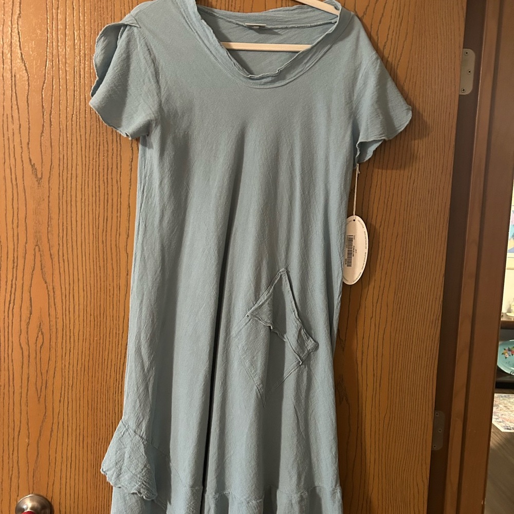 Oh My Gauze! Light Blue Garment New With Tags